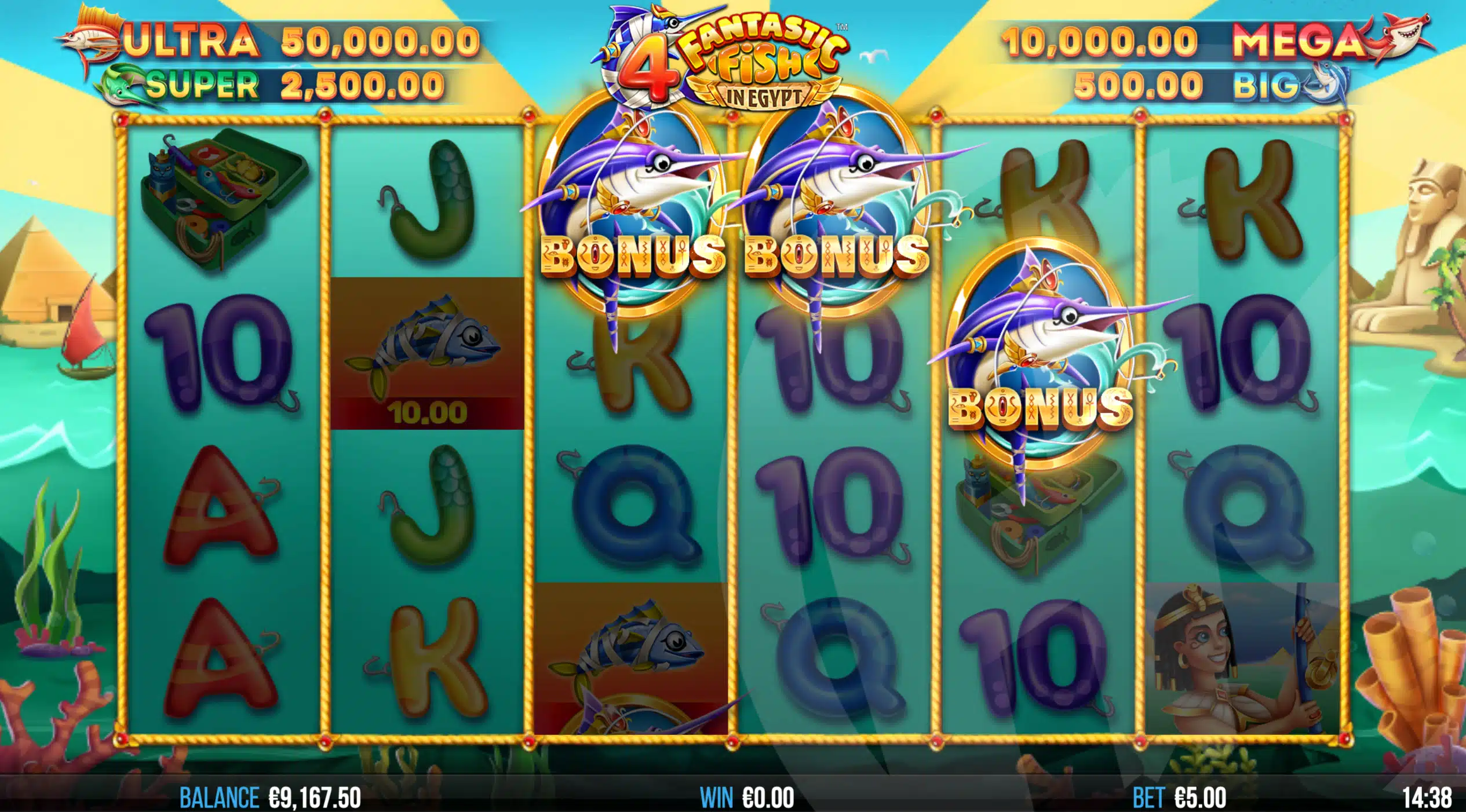 4 Fantastic Fish in Egypt Slot Review pic 9